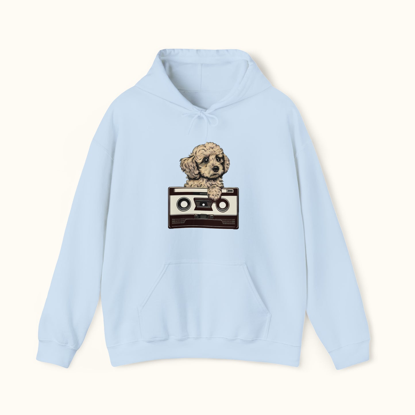 Retro Cassette Unisex Hooded Sweatshirt