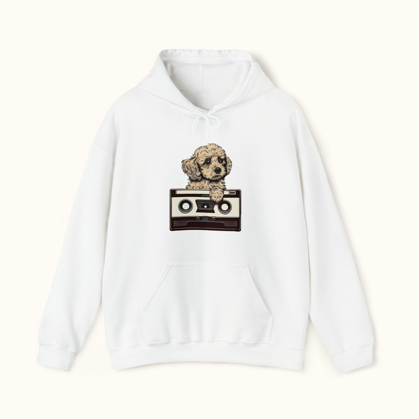 Retro Cassette Unisex Hooded Sweatshirt