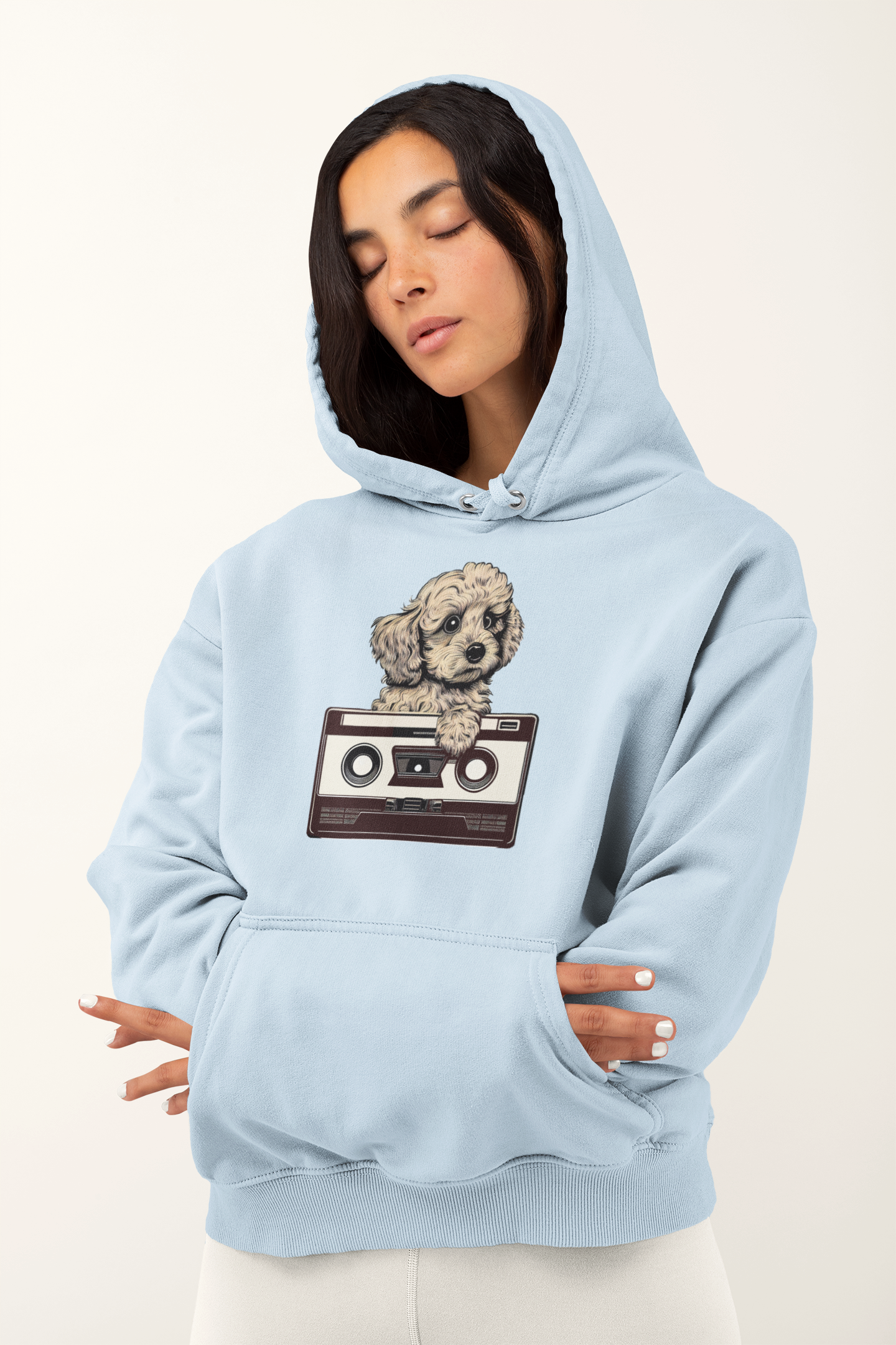 Retro Cassette Unisex Hooded Sweatshirt